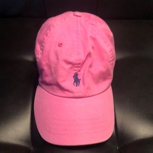 Ralph Lauren Polo Pink and Navy Blue Hat